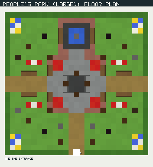 People's Park (large), the ground plan
