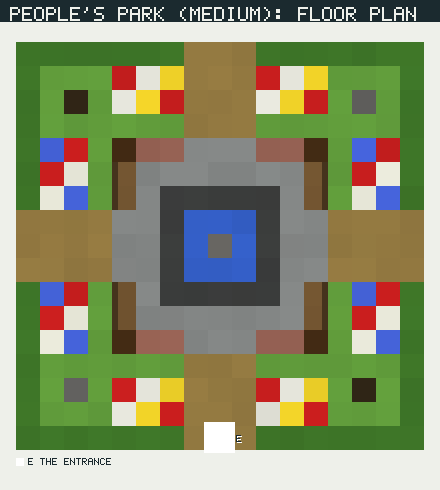 People's Park (medium), the ground plan