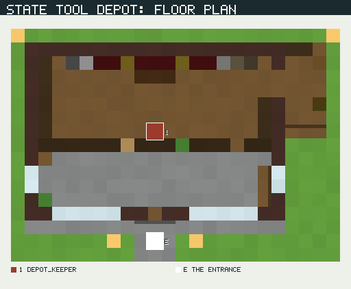 State Tool Depot, the ground plan