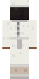 Physician of the Health Service, from the back.