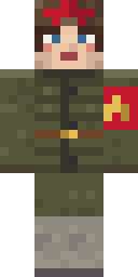 Warden of the Common Stores, from the front: The stores warden in a quilted jacket, mittens, felt boots and an ushanka with a red star.